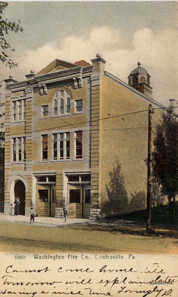 Washington Hose Fire Co., Coatesville, PA - 1907 